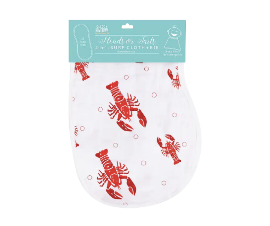 Louisiana Styles: 2-in-1 Burp Cloth and Bib