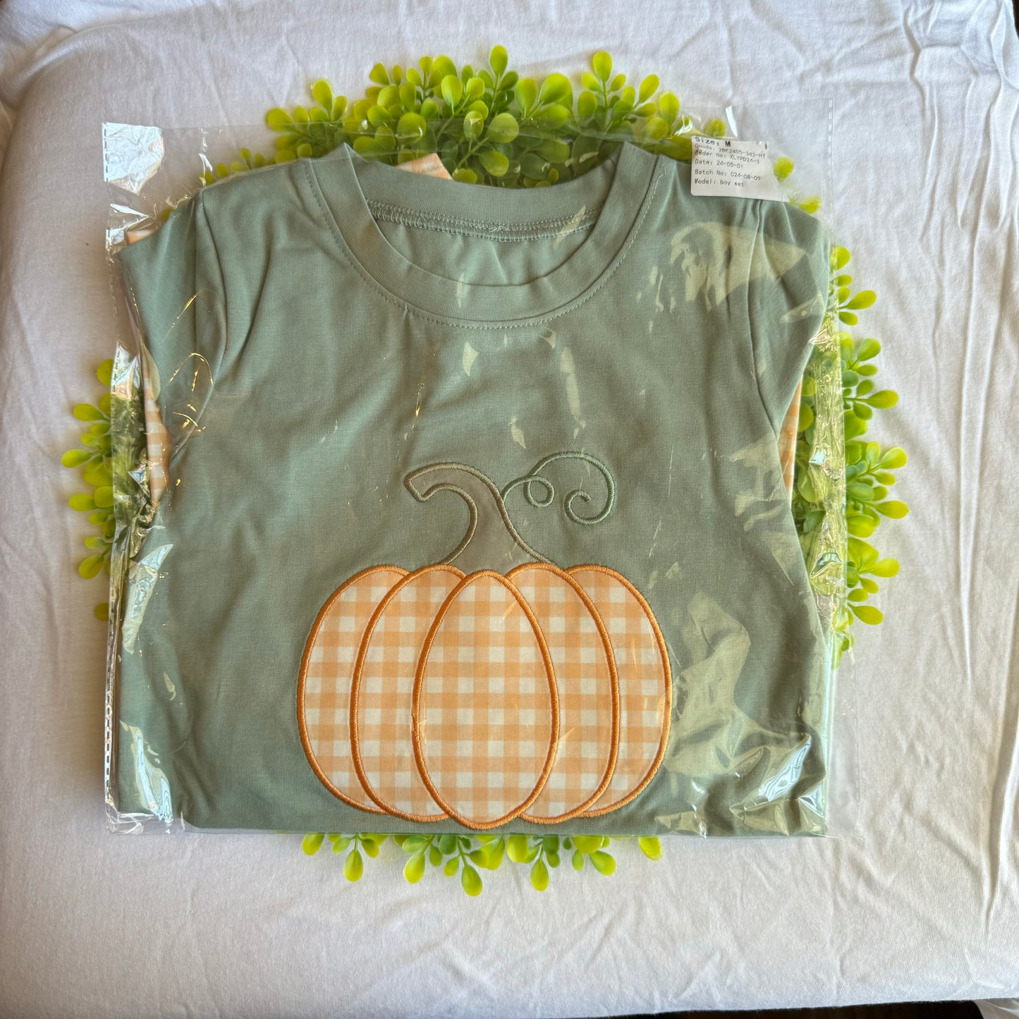 Gingham Pumpkin