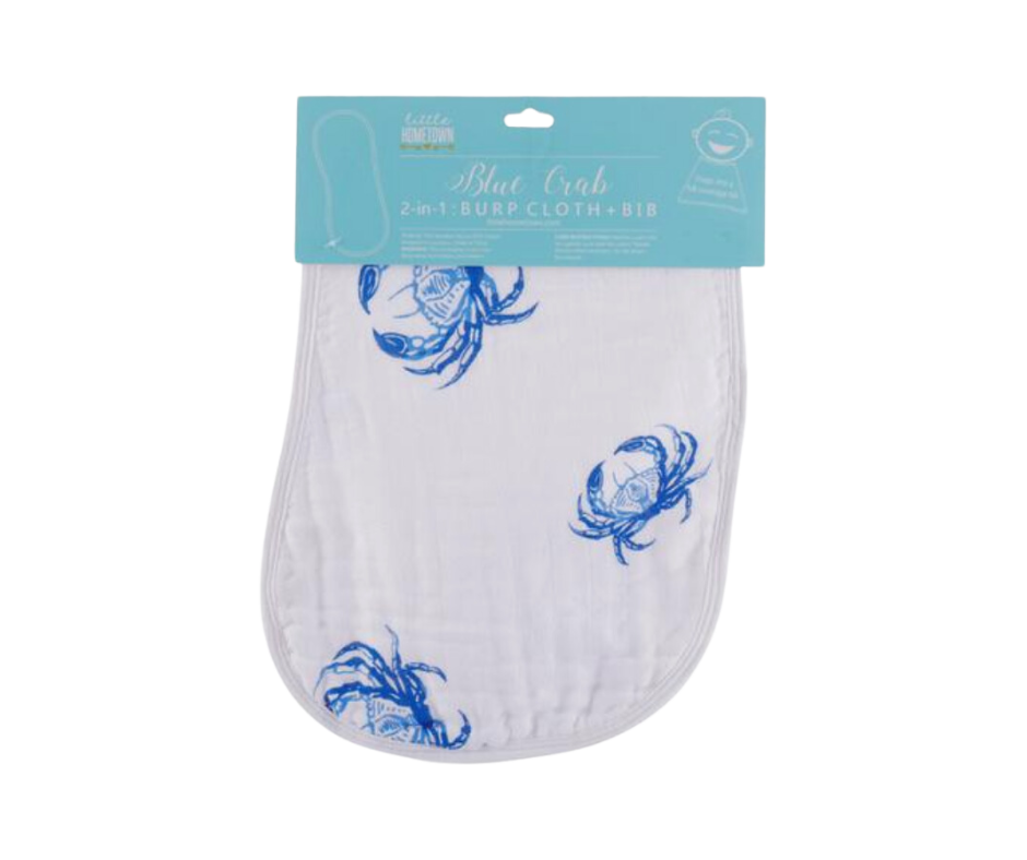 Louisiana Styles: 2-in-1 Burp Cloth and Bib