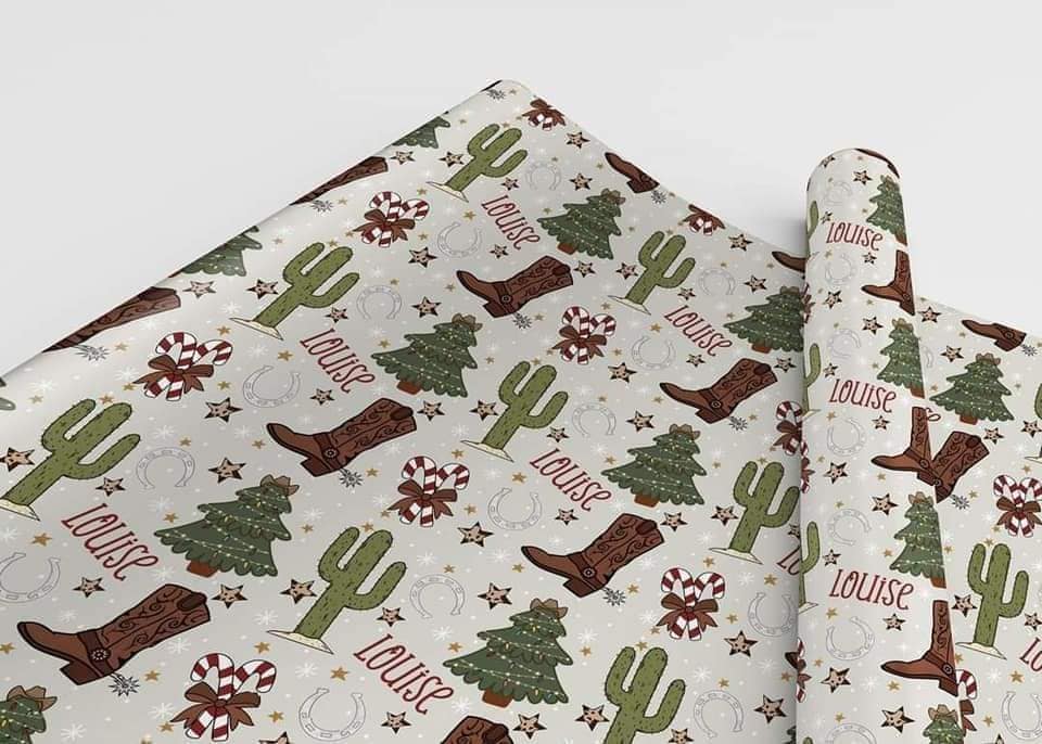 Custom Name Wrapping Paper Preorder ETA December