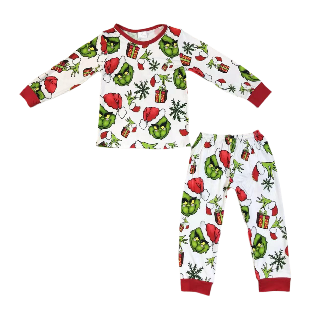 Mean One Smirky Face Christmas Pajamas