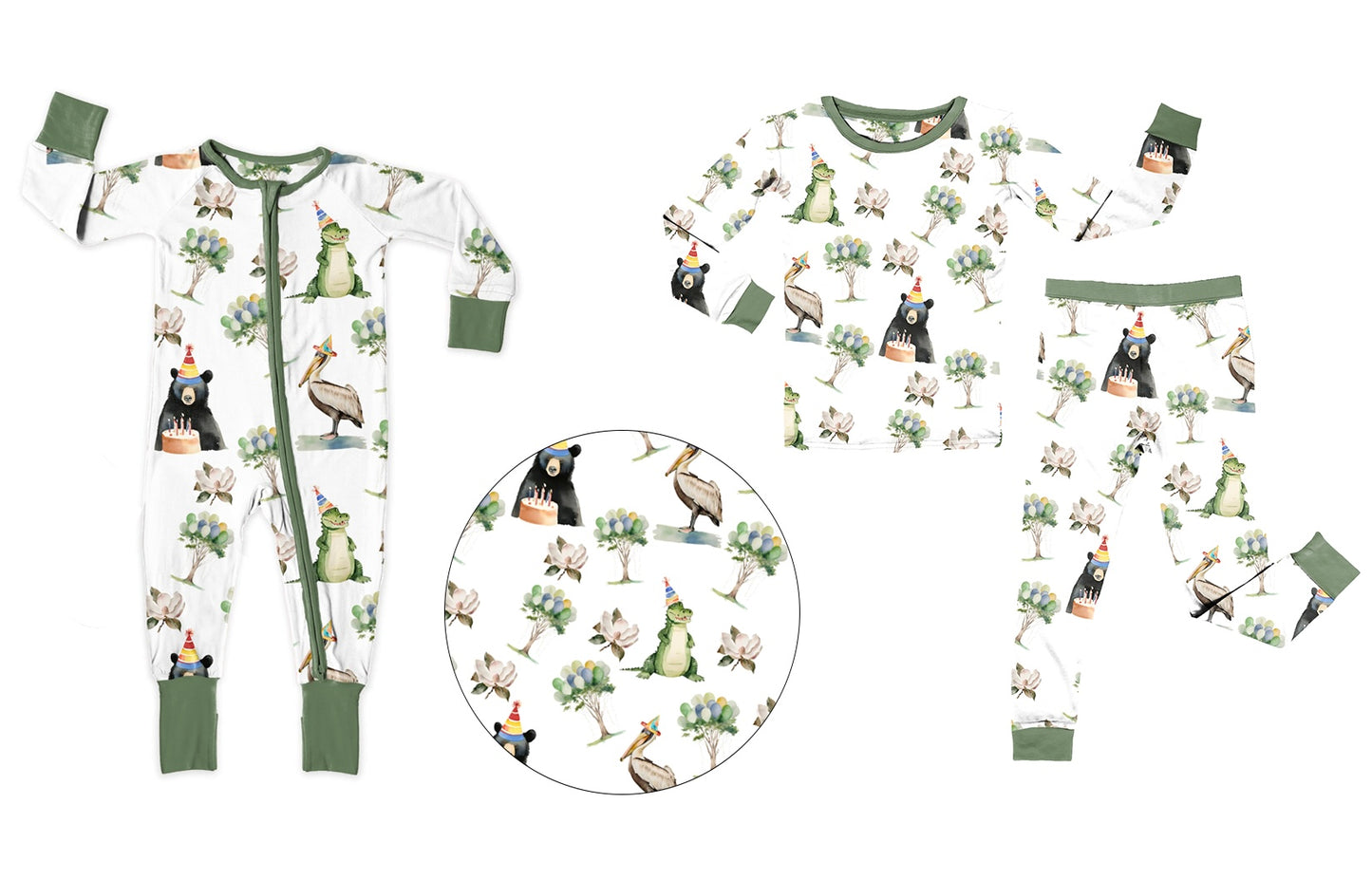 Birthday Bamboo Pajamas RTS