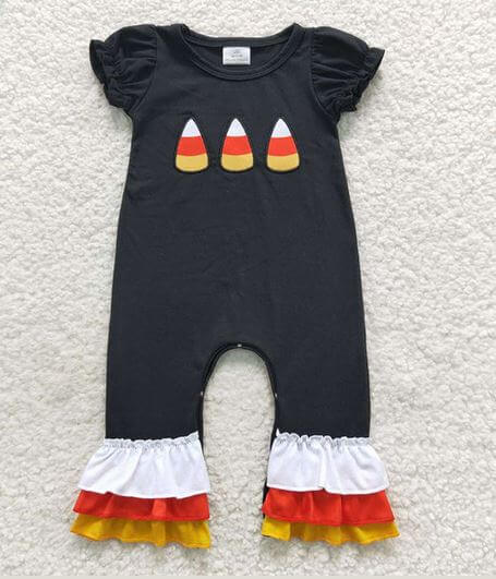 Matching Siblings Embroidered Candy Corn Collection