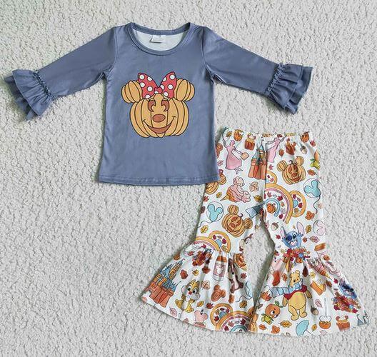 Favorite Mouse Bow Fall Pants Set