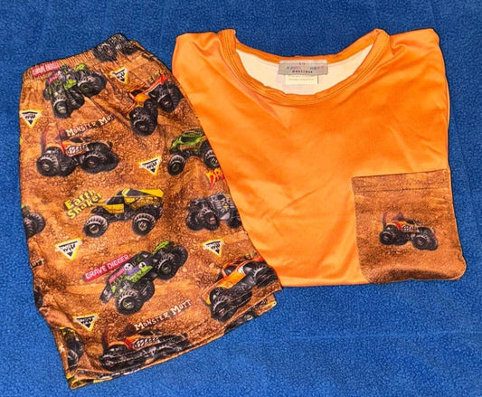 Monster Jam with Pocket Shorts Set